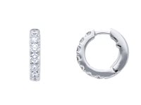Orecchini Babila Milano Donna For You in Oro bianco Diamante 0.81 Ct 254593BD - 254593BD